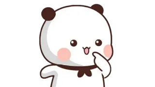 🍩 Panda, Niedlich, Tier, Cartoon, Süß telegram sticker