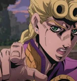 ✨ Giorno Giovanna JoJo's Bizarre Adventure Anime, Manga, Personage, Jojo, Giorno Giovanna telegram sticker