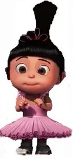 😊 Agnes Despicable Me Cartoon, Mädchen, Figur, Film, Animation telegram sticker