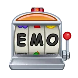 🎰 EMO สล็อตแมชชีน, อีโม, การแสดงออก, ตลก, เกม telegram sticker