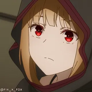 😟 Chisato Nishikigi Lycoris Recoil whatsapp sticker