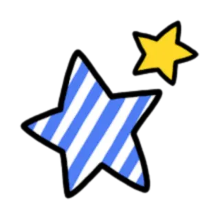 🌟 별, 별들, 기하학적, 줄무늬, 패턴 telegram sticker