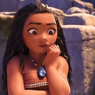 😏 Moana モアナ, ディズニー, プリンセス, アニメ, 映画, カートゥーン, 女の子, 海 whatsapp sticker