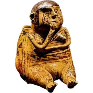 🗿 statue, ancient, figure, artifact, art telegram sticker