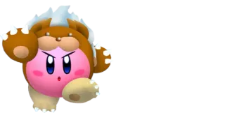 😻 Kirby kirby, zły, słodki, kreskówka, niedźwiedź telegram sticker