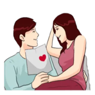 💌 amor, casal, romance, coração, afeição, relacionamento, encontro, dia dos namorados telegram sticker