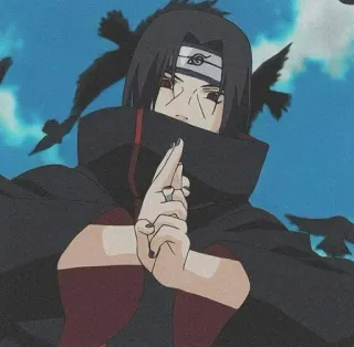 🌿 Itachi Naruto Anime, Ninja, Manga, Itachi, Sharingan telegram sticker