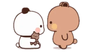 🍩 bear, cute, cartoon, animal telegram sticker