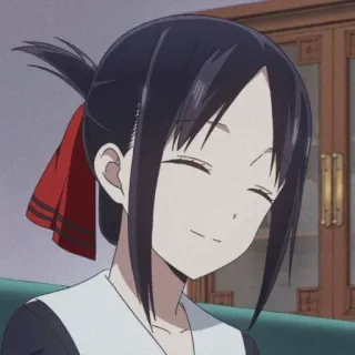 ⛓ Kaguya Shinomiya Kaguya-sama: Love Is War Anime, Kaguya Shinomiya, Kaguya-sama, Love is War, Manga, Słodkie, Uśmiechnięty whatsapp sticker