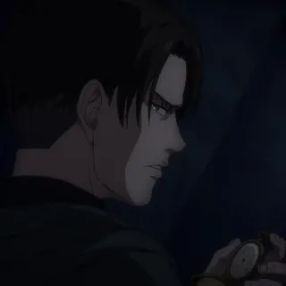☁️ Levi Ackerman Attack on Titan anime, manga, character, attack on titan, levi, levi ackerman telegram sticker