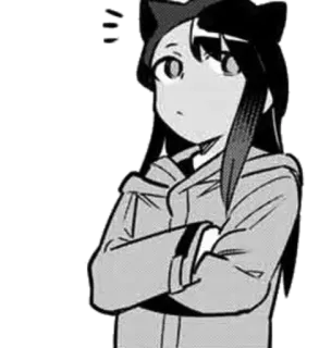◾️ Anime, Mädchen, Manga, Charakter, Süß, Cartoon, Katzenohren telegram sticker