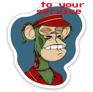 Bored Apes telegram stickers