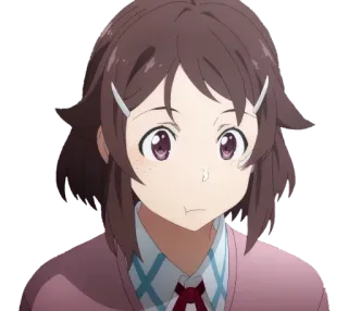 🤔 อนิเมะ, การ์ตูน, ผู้หญิง, น่ารัก, แอนิเมชั่น, ตัวละคร telegram sticker
