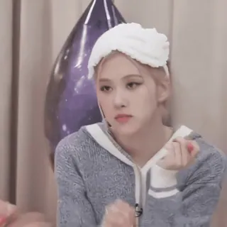 🧁 Rosé Rosé, Blackpink, K-pop, cantora, idol, celebridade whatsapp sticker