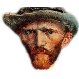 Van Gogh whatsapp stickers