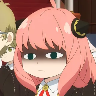 🙂 Anya Forger Spy x Family Anime, Personagem, Fofo, Anya, Spy x Family, Forger telegram sticker