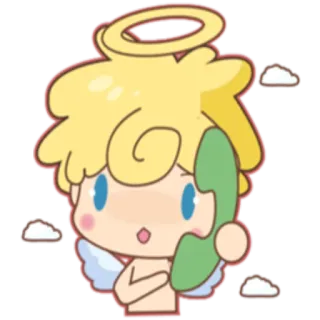 Angel baby @StikerDi whatsapp stickers
