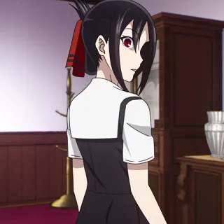 😨 Kaguya Shinomiya Kaguya-sama: Love Is War Аниме, Кагуя-сама, Любовь это война, Кагуя Синомия, Мультфильм, Персонаж telegram sticker