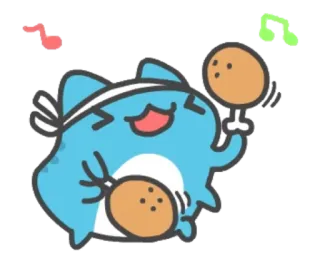 🥳 漫画, 可愛い, 動物, 鶏, 音楽, ドラムスティック, マラカス telegram sticker