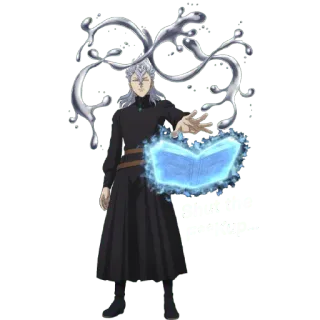 🍀 Nozel Silva Black Clover Anime, Manga, Karakter, Sihir, Perak, Fantasi, Penyihir telegram sticker