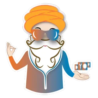 Crypto Guru Merch By QAACOIN telegram stickers