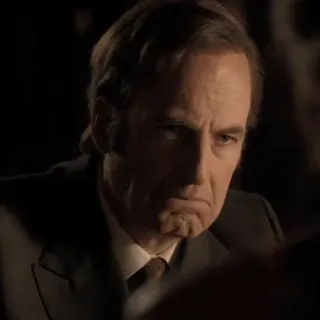 ⚖️ Saul Goodman Better Call Saul lawyer, serious, tv show, criminal lawyer, bob odenkirk telegram sticker