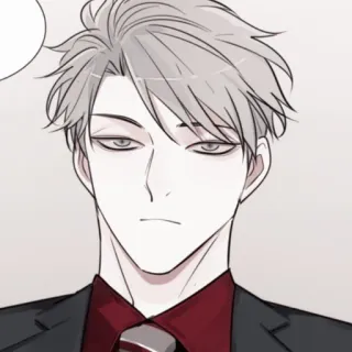 🍶 男性, スーツ, イラスト, 人物, ポートレート telegram sticker