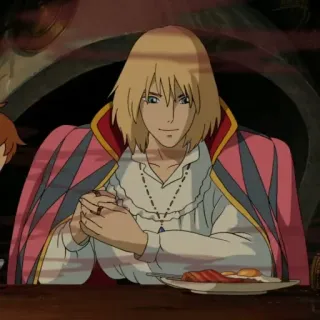 🔮 Howl Howl's Moving Castle Anime, Fantaisie, Magicien, Romance, Studio Ghibli telegram sticker