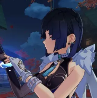 🧿 Yelan Genshin Impact Yelan, Genshin Impact, Trò chơi điện tử, Anime telegram sticker
