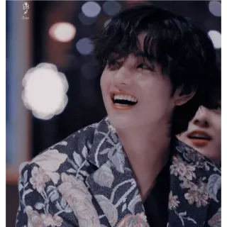 😁 V K-Pop, BTS, Sänger, Idol, Koreanisch, Musik telegram sticker