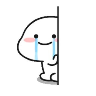 😭 crying, sad, emotional, cartoon, tears, character telegram sticker