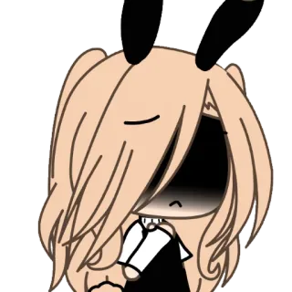 😞 Anime, Triste, Desenho animado, Gacha telegram sticker