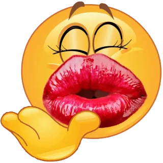 👄 Kuss, Emoji, Liebe, Zuneigung, Romantisch telegram sticker
