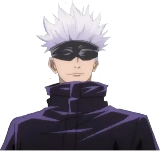 🙂 Gojo Satoru Jujutsu Kaisen Аниме, Манга, Годжо, Магическая битва, Годжо Сатору, Персонаж telegram sticker