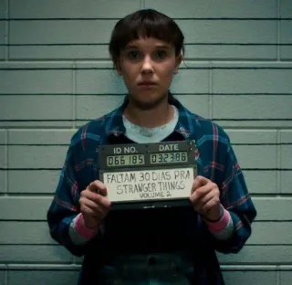 😐 Eleven Stranger Things FALTAM 30 DIAS PRA
STRANGER THINGS
VOLUME 2 stranger things, eleven, netflix, série, millie bobby brown, contagem regressiva telegram sticker