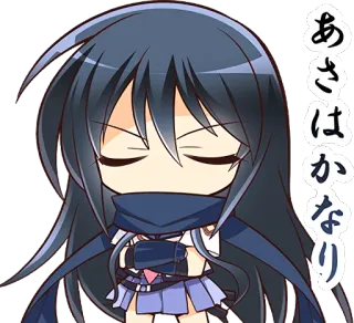 🙄 あさはかなり Anime, Manga, Chibi, Kawaii, Nhật Bản, Cô gái telegram sticker