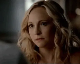 🦋 Caroline Forbes The Vampire Diaries TV 프로그램, 뱀파이어, 금발, 캐릭터, 여자, 인물 사진 telegram sticker
