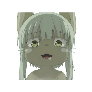 😲 Nanachi Made in Abyss Anime, Made in Abyss, Nanachi, Personagem telegram sticker