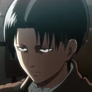 ⚔ Levi Ackerman Attack on Titan Anime, Karakter, Manga, Serius, Levi, Ackerman, AOT telegram sticker