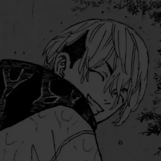 🖤 anime, manga, man, character, drawing, illustration whatsapp sticker