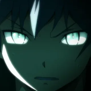 😡 anime, manga, face, eyes, character, portrait telegram sticker