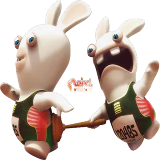 Rabbids telegram stickers