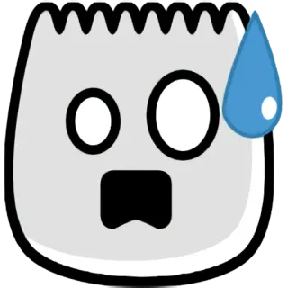 😰 Emoji, Suor, Nervoso, Preocupado, Ansioso, Expressão whatsapp sticker