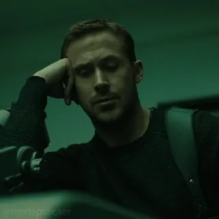 🤔 @treetopsticker ryan gosling, actor, celebrity, man, portrait telegram sticker