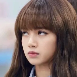 😒 Lisa kpop, cantor, idol, retrato, mulher telegram sticker