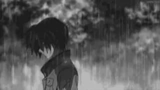 🙂 Anime, Traurig, Regen, Emotional, Junge, Melancholie telegram sticker