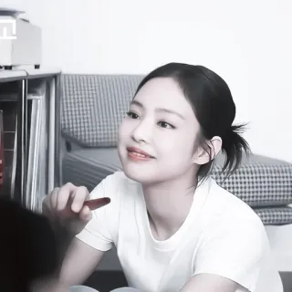 🥟 Jennie woman, celebrity, korean, person, female telegram sticker