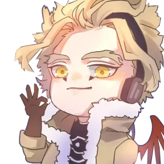 👌 Hawks My Hero Academia anime, manga, hero, winged, pro hero whatsapp sticker