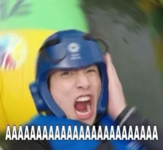 ❣️ AAAAAAAAAAAAAAAAAAAAAAAA scream, yell, shock, scared, reaction, meme telegram sticker