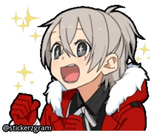 🎄 @stickerzgram Anime, Dibujos animados, Personaje, Pegatina telegram sticker